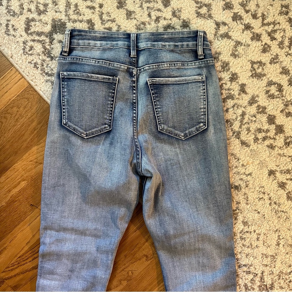 Hayden Los Angeles Button Side Patchwork Jeans S … - image 4